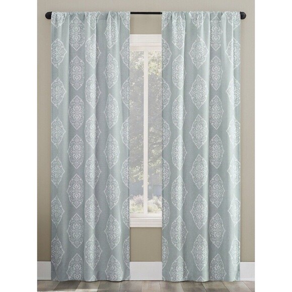 NEW CURTAIN The Big One Paisley Scroll Window Curtain Panel - Picture 3 of 16